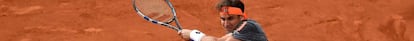 Ferrer, durante un partido en Roland Garros.
