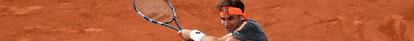 Ferrer, durante un partido en Roland Garros.