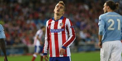 Griezmann, en un momento del partido.