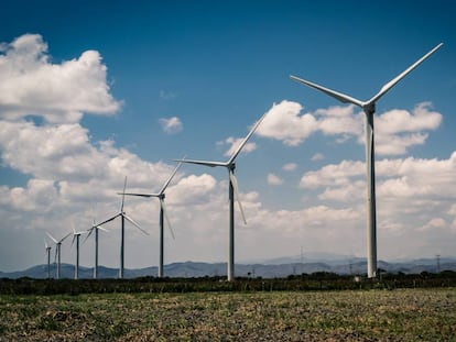 Molinos generadores de energ&iacute;a el&eacute;ctrica.