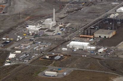 Vista do complexo nuclear de Hanford, no Estado de Washington.