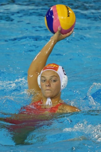 Jennifer Pareja, durante el Mundial.