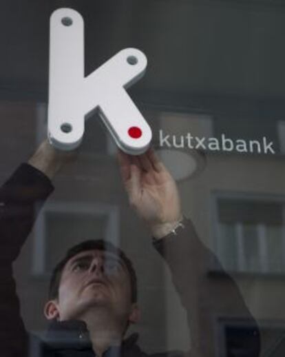 Imagen de una sucursal de Kutxabank