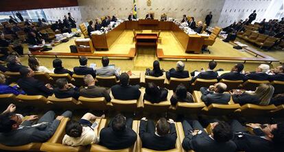 Sess&atilde;o do STF no dia 16 de outubro.