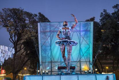 'La bailarina', uno de los espectáculos del festival chileno.