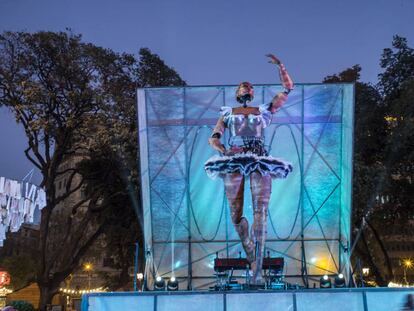 'La bailarina', uno de los espectáculos del festival chileno. 