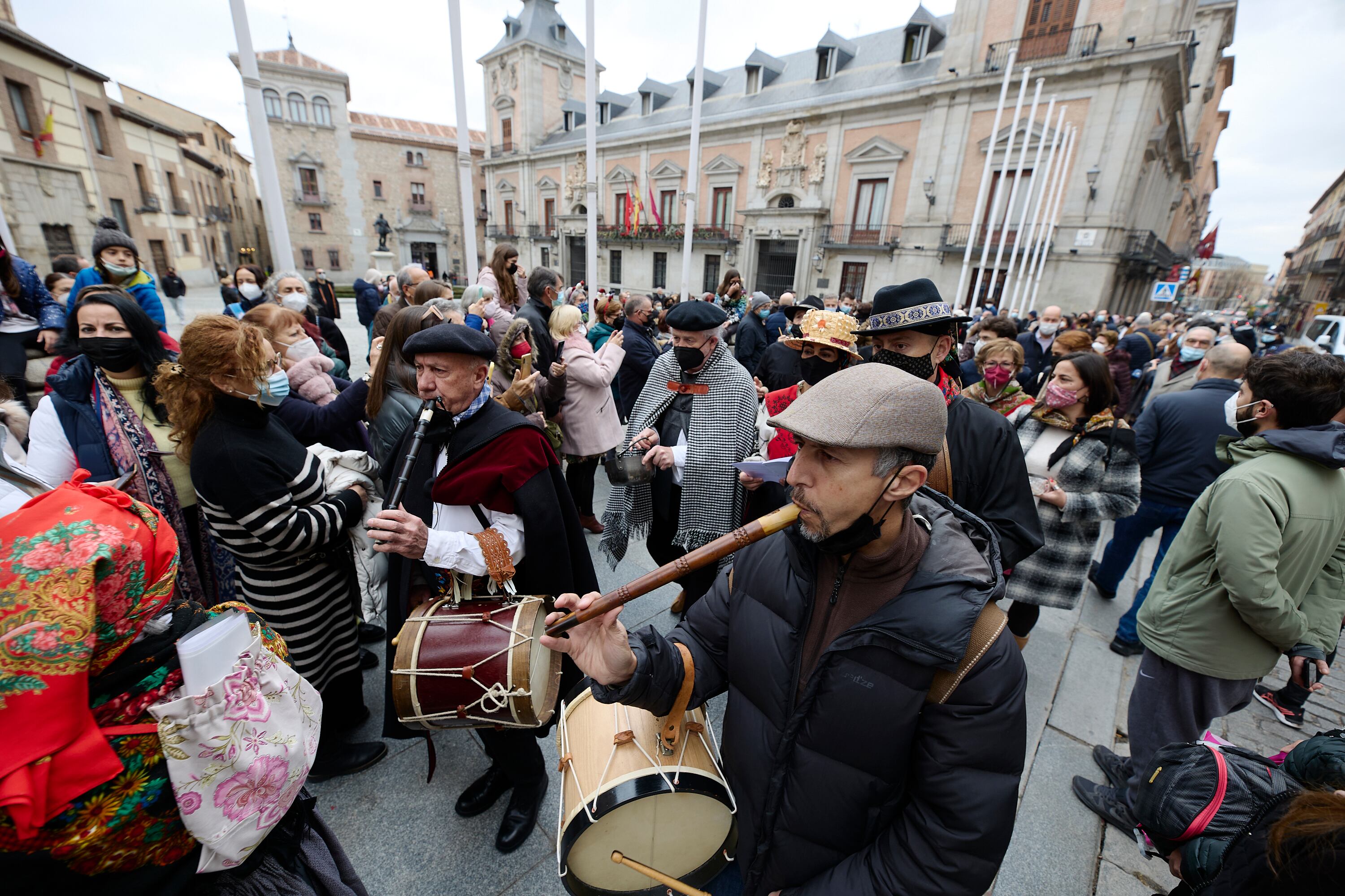 Una imagen de la zambombada de Navidad de 2021.