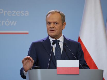 Donald Tusk, el pasado 15 de abril en Varsovia.