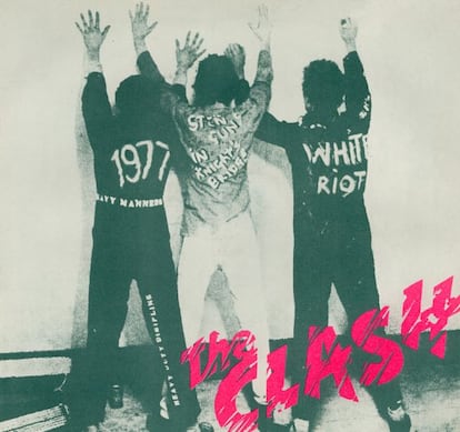 Imagen del disco 'White Riot'.