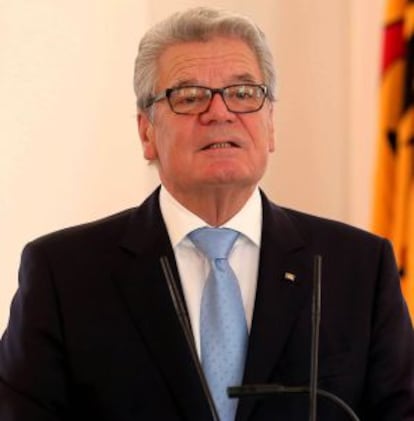 El presidente alemán, Joachim Gauck.