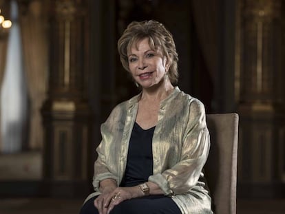 Isabel Allende, en la Casa de América de Madrid el pasado 29 de mayo.