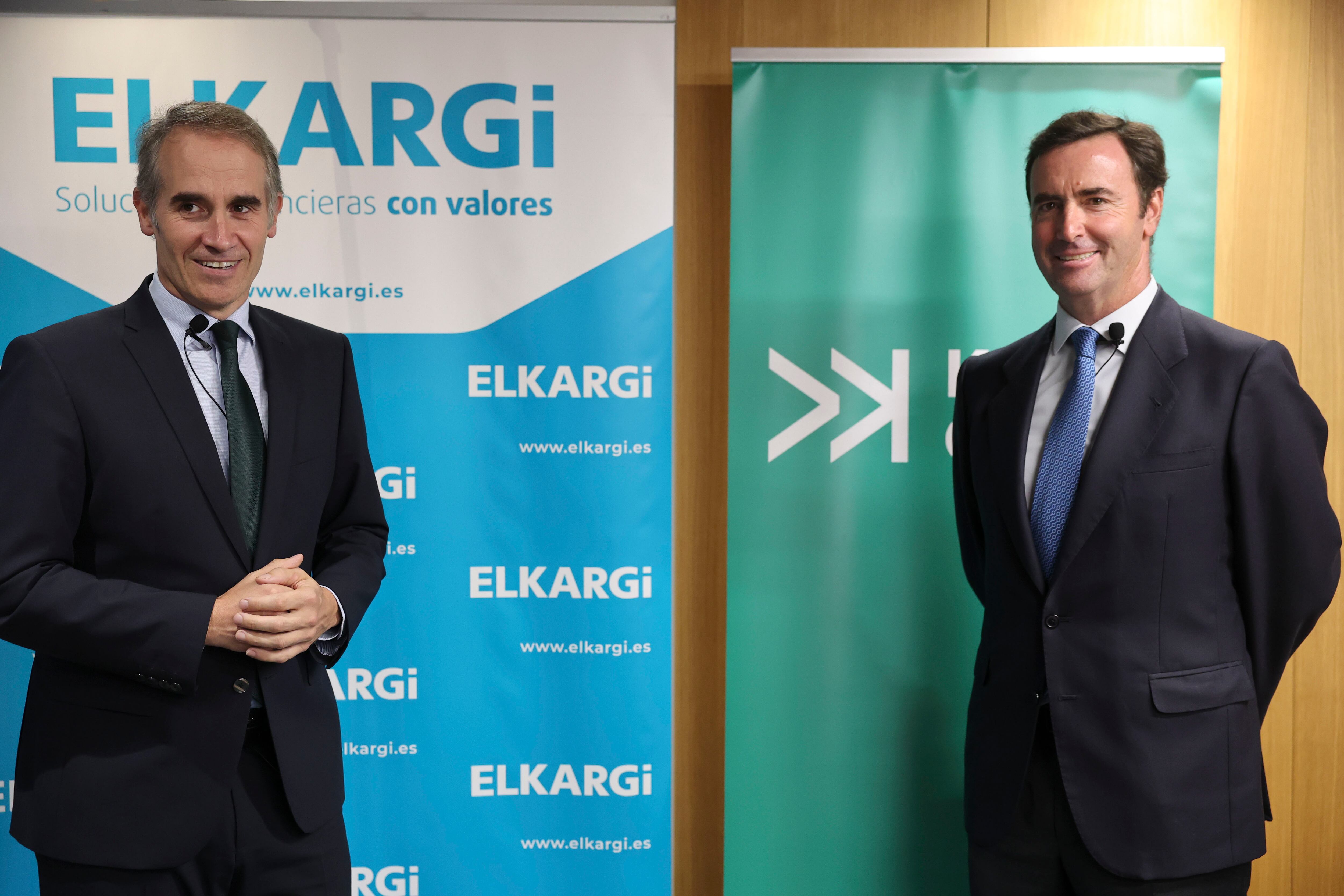 Zenón Vázquez, director general de Elkargi, y Borja Beltrán, managing director y co fundador de Kenta capital. 