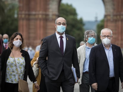 Miquel Buch llega al Tribunal Superior de Justicia de Cataluña.