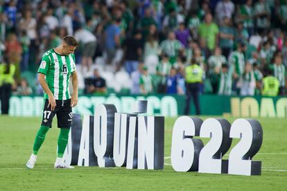 Joaquín último partido de la Liga en el Benito Villamarín