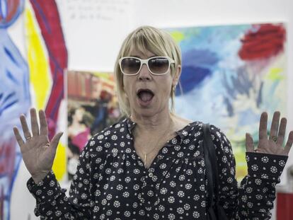 Kim Gordon, en Material Art Fair, en Ciudad de México