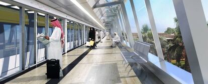 Proyecto del Metro de Riad, en Arabia Saud&iacute;, realizado por Sener.