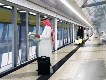 Proyecto del Metro de Riad, en Arabia Saud&iacute;, realizado por Sener.