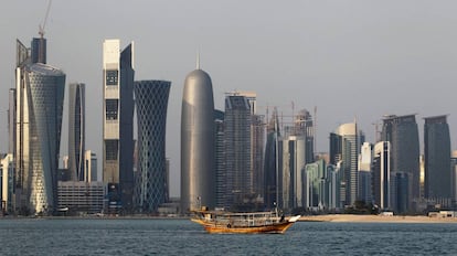 Imagen de la bahía de Doha. 