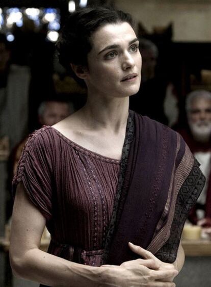 Rachel Weisz en <i>Ágora</i>.