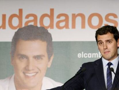 El lider de Ciudadanos, Albert Rivera.