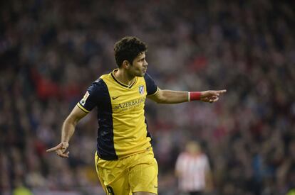 Diego Costa celebra su gol al Athletic