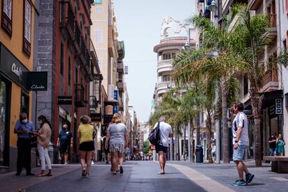 Calle en Santa Cruz de Tenerife.