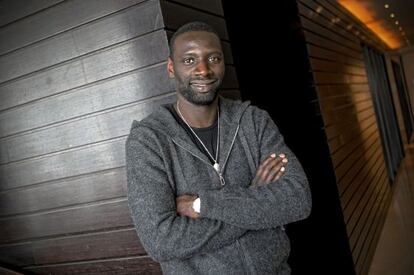 El francés Omar Sy, retratado la semana pasada en un hotel madrileño.