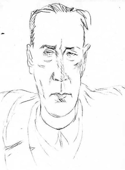 Sándor Márai visto por Tullio Pericoli.