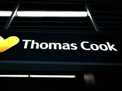 Logotipo del grupo británico Thomas Cook.
