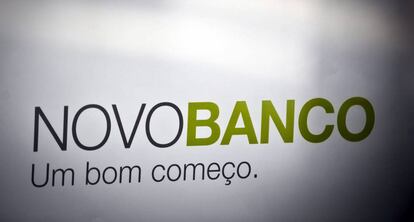 Nuevo logo del Espírito Santo tras la transformación en Novo Banco.