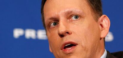 El empresario e inversor Peter Thiel.