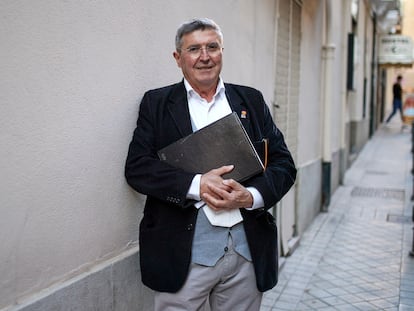 José Luis Mendoza, redactor de Canal Sur, en Granada.