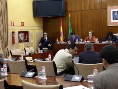 Mart&iacute;nez Aguayo, durante la comisi&oacute;n parlamentaria de Hacienda.