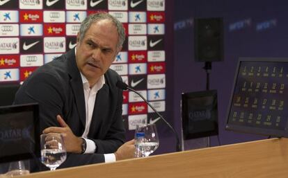 Rueda de prensa de Andoni Zubizarreta.