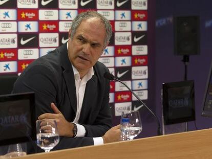 Rueda de prensa de Andoni Zubizarreta.