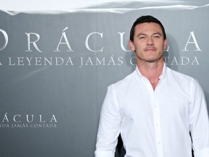 Luke Evans, en Madrid el pasado martes.