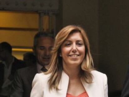 La presidenta andaluza, Susana Díaz, este viernes en Sevilla.