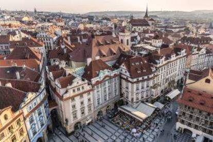 La Plaza de la Ciudad Vieja, en Praga.