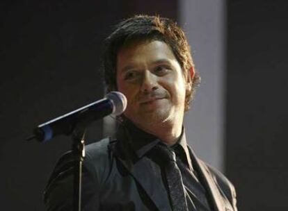 Alejandro Sanz, en una actuación.