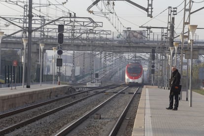 Una imagen de un tren de Rodalies.