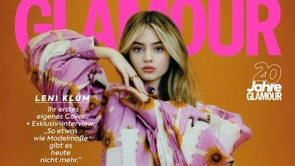 Leni, la hija de Heidi Klum, portada de la edición alemana de la revista 'Glamour'