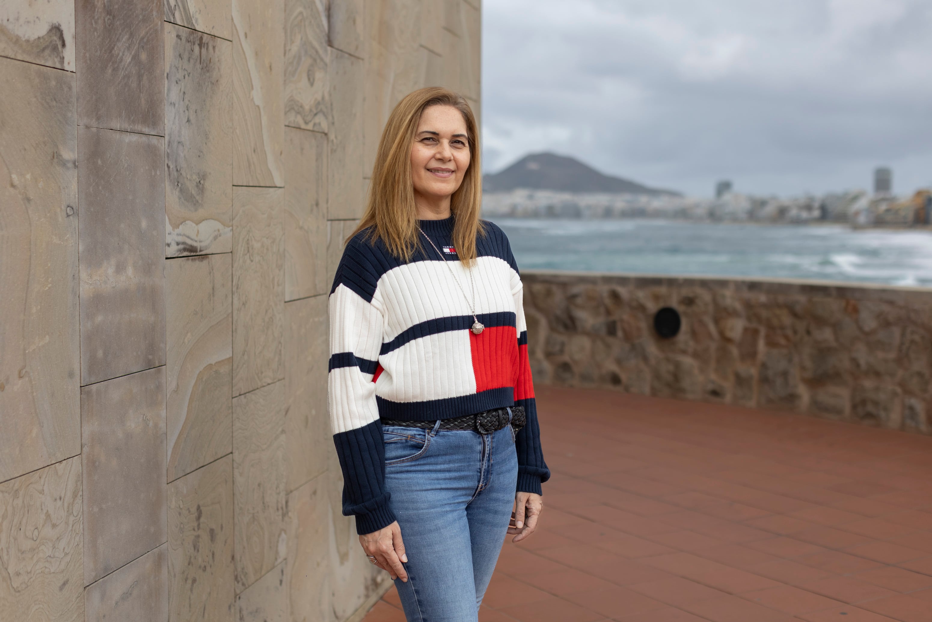 Jasmine Sosa, formadora de IA de 48 años, el pasado febrero en Las Palmas de Gran Canaria. 