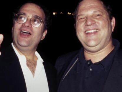 Bob y Harvey Weinstein, en una imagen del documental / Movistar