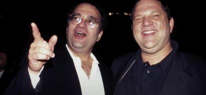 Bob y Harvey Weinstein, en una imagen del documental / Movistar