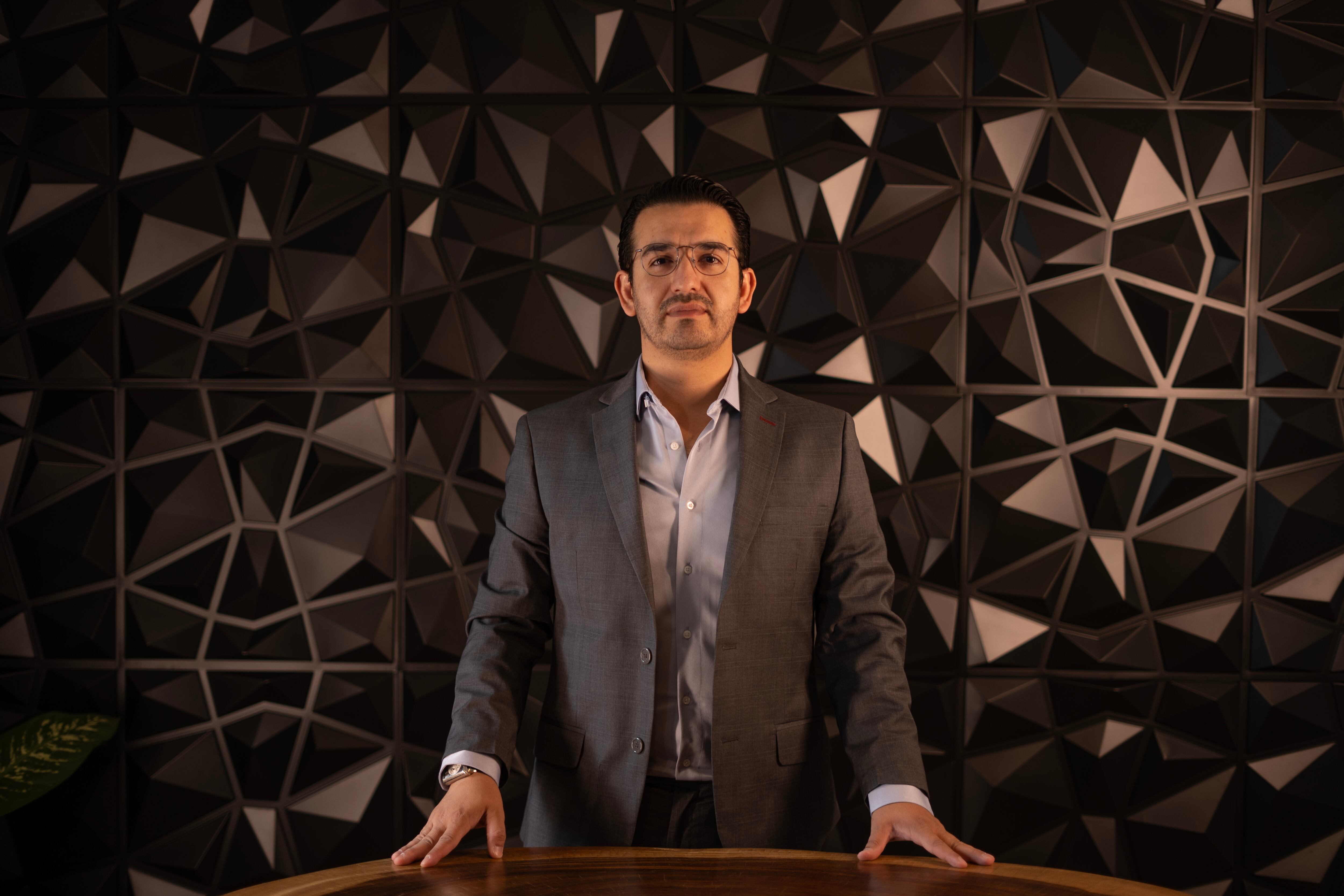 Víctor Adrián Zúñiga Chaparro, abogado de la familia LeBarón en Ciudad de México, en 2025.