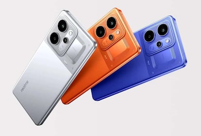 Colores del nuevo teléfono realme P4 Power