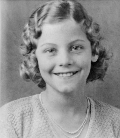 Retrato de Ava Gardner a los 12 años, antes de ser una gran estrella.