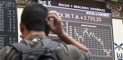 Imagen de la Bolsa de Madrid.