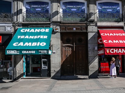 Casas de cambio Puerta del Sol (Madrid).