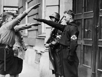 Juventudes Hitlerianas em Viena em 1938